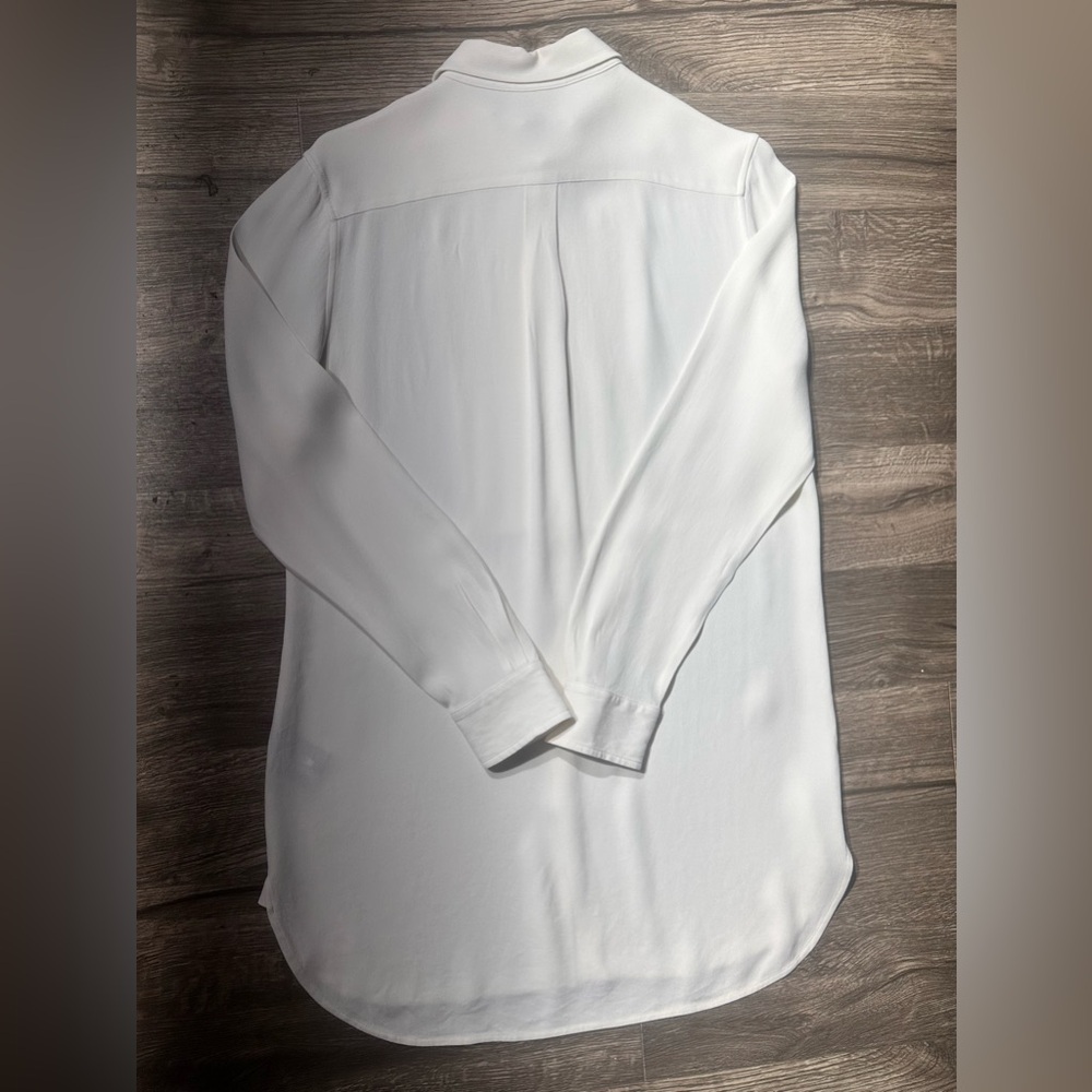 Ralph Lauren Black Label Tunic Blouse White color size 10 - Picture 6 of 13